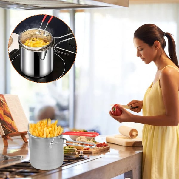 Friteuse multifonctionnelle en acier inoxydable 304